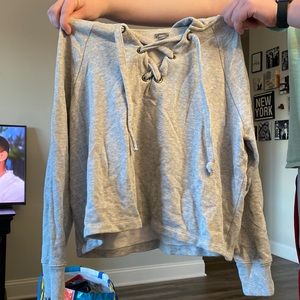 American Eagle Cropped Hoodie